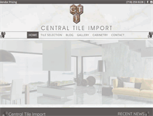 Tablet Screenshot of centraltileny.com